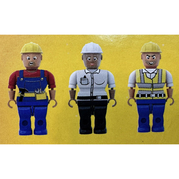 Make-It‎ Blocks Figures FIREFIGHTER MILITARY SPACE CONSTRUCTION CREW 4 PACKS NEW - Picture 9 of 12